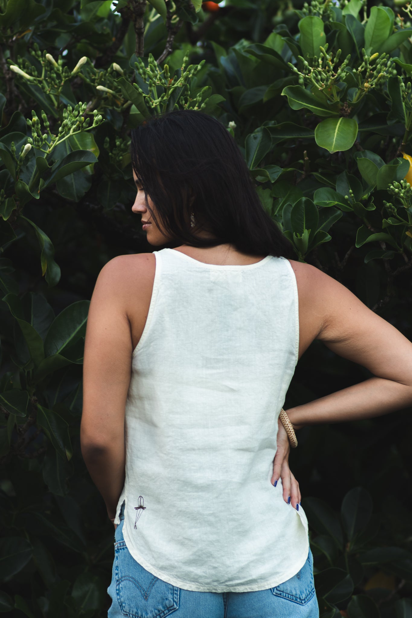 Pilialo | Linen Tank - creme