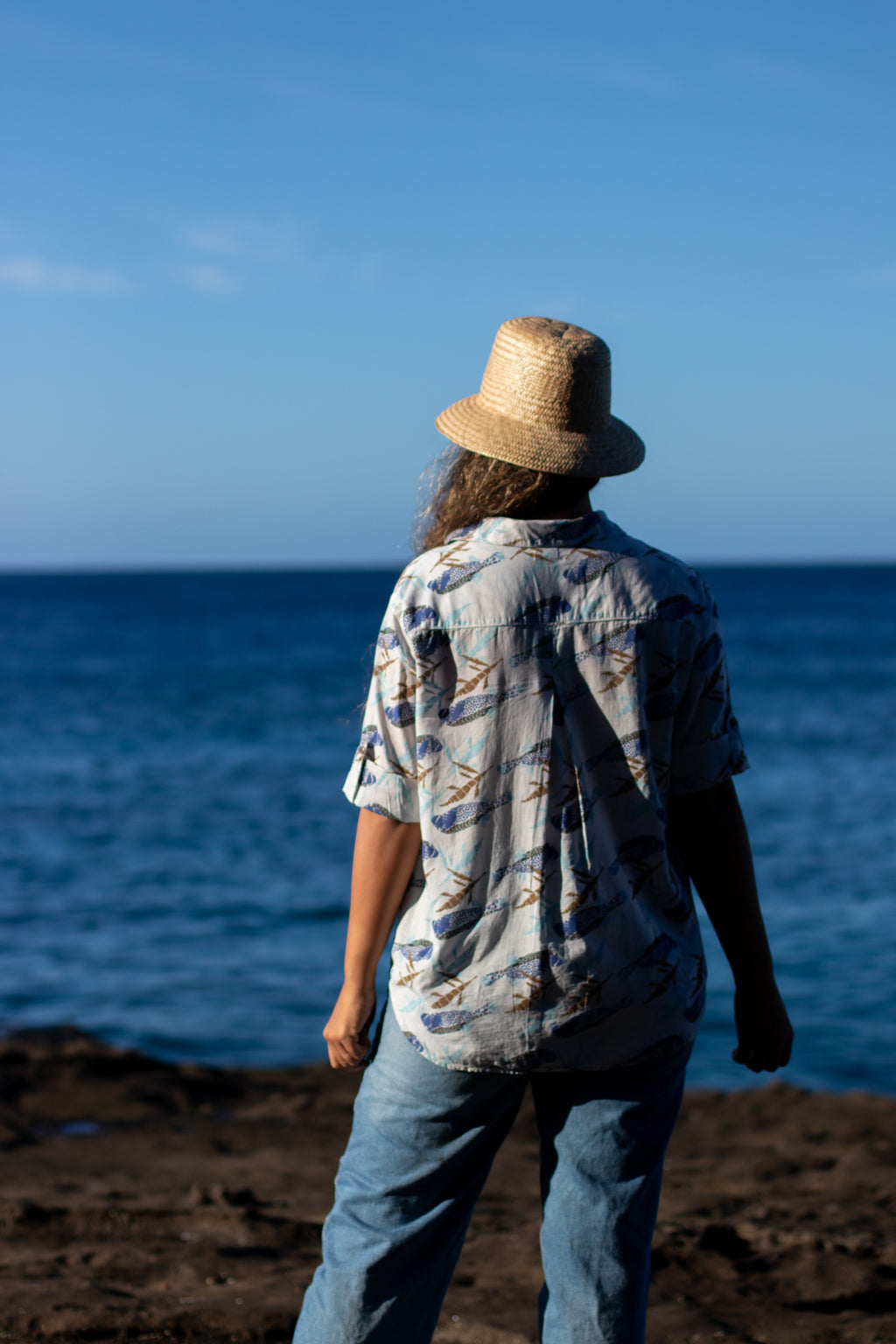 Moa + Hulumoa | Popover Top - white