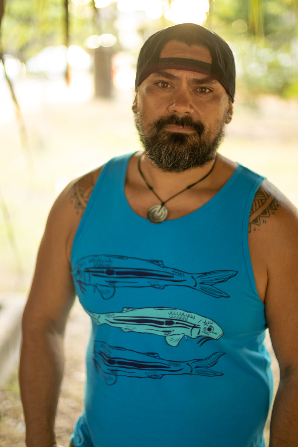 Weke + Wauke | Kāne Tank - blue
