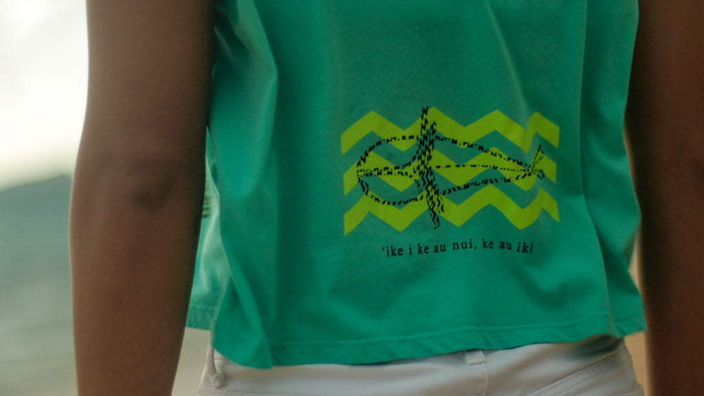 Kai Iki Kai Nui | Wahine Tee - green