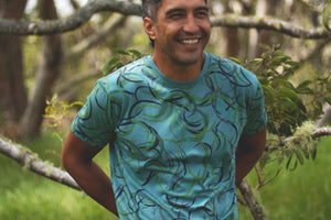 Koai'e | Kāne tee - blue