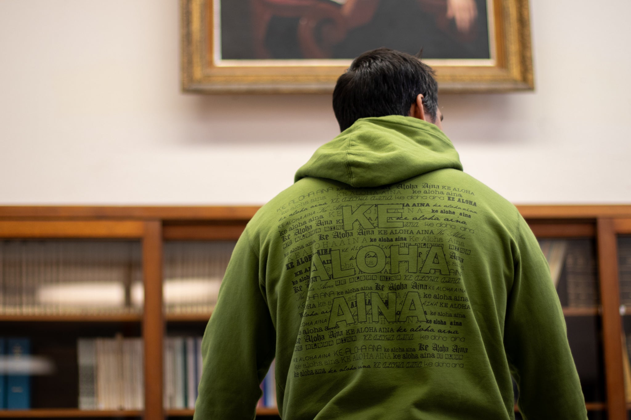 Ke Aloha 'Āina | Unisex Hooded Sweatshirt - green