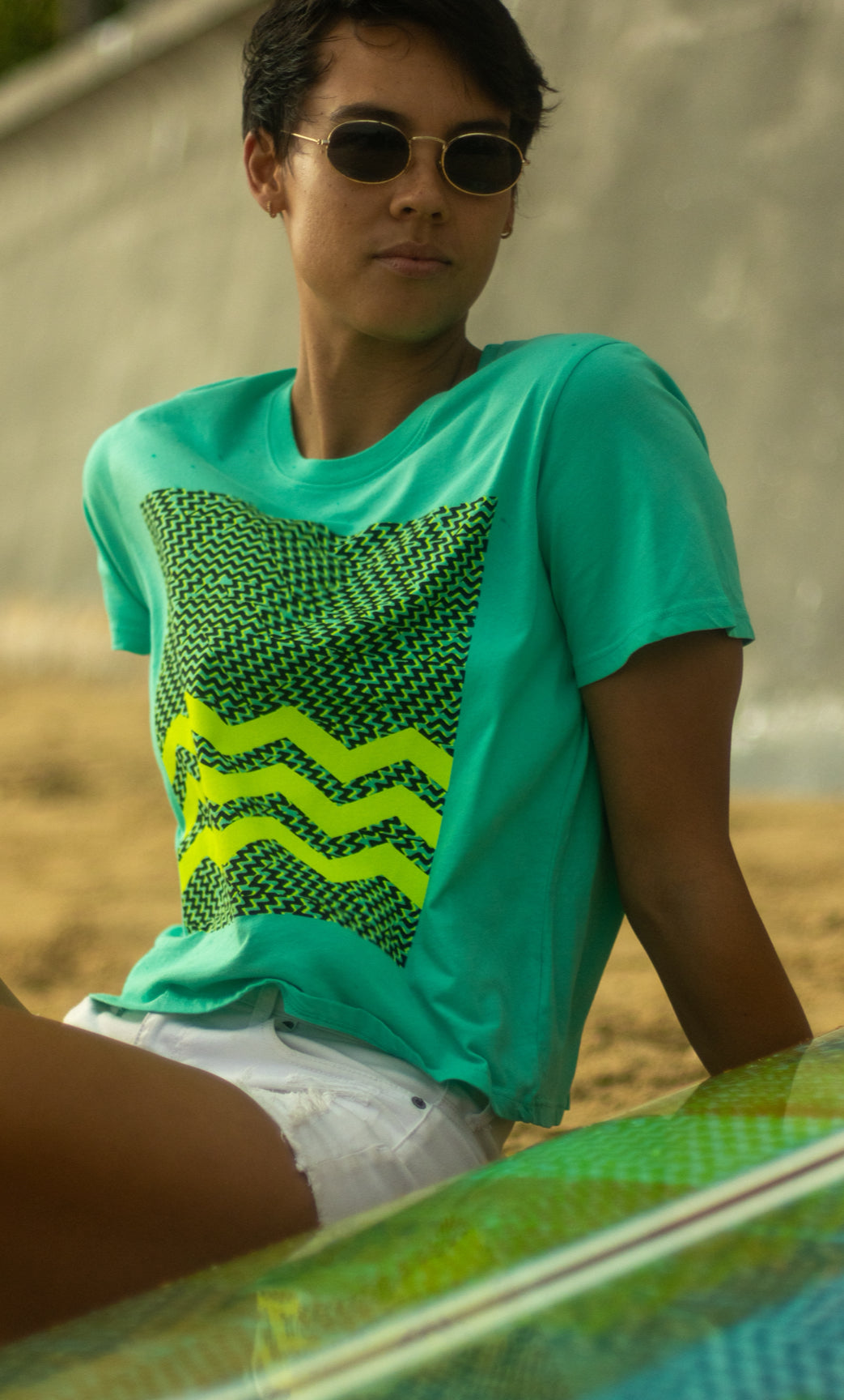 Kai Iki Kai Nui | Wahine Tee - green