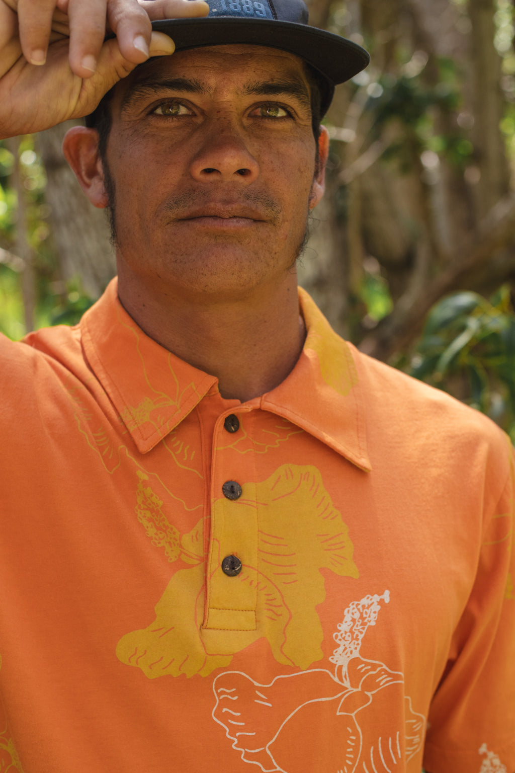 Koki'o/Hau hele 'ula | Kāne Polo - orange