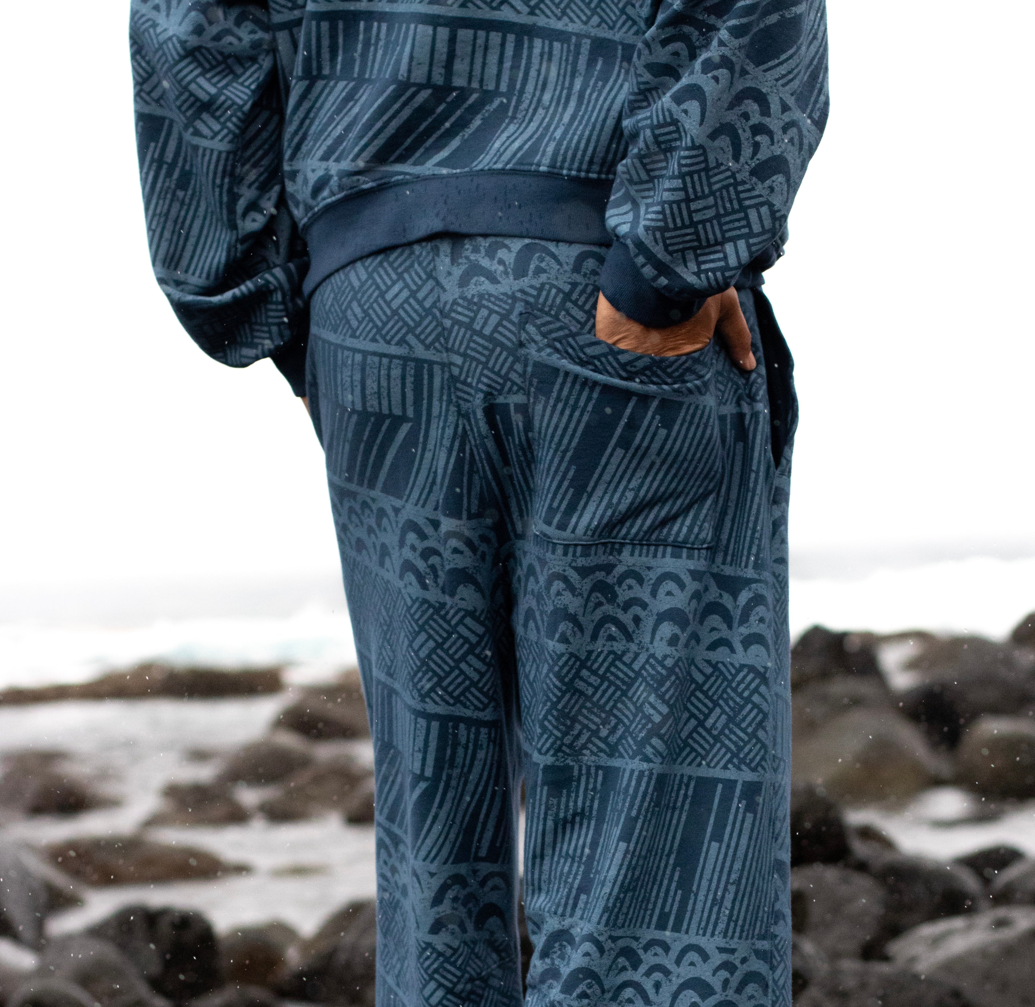 He Ho'oheno Ua | Wide leg Sweatpants