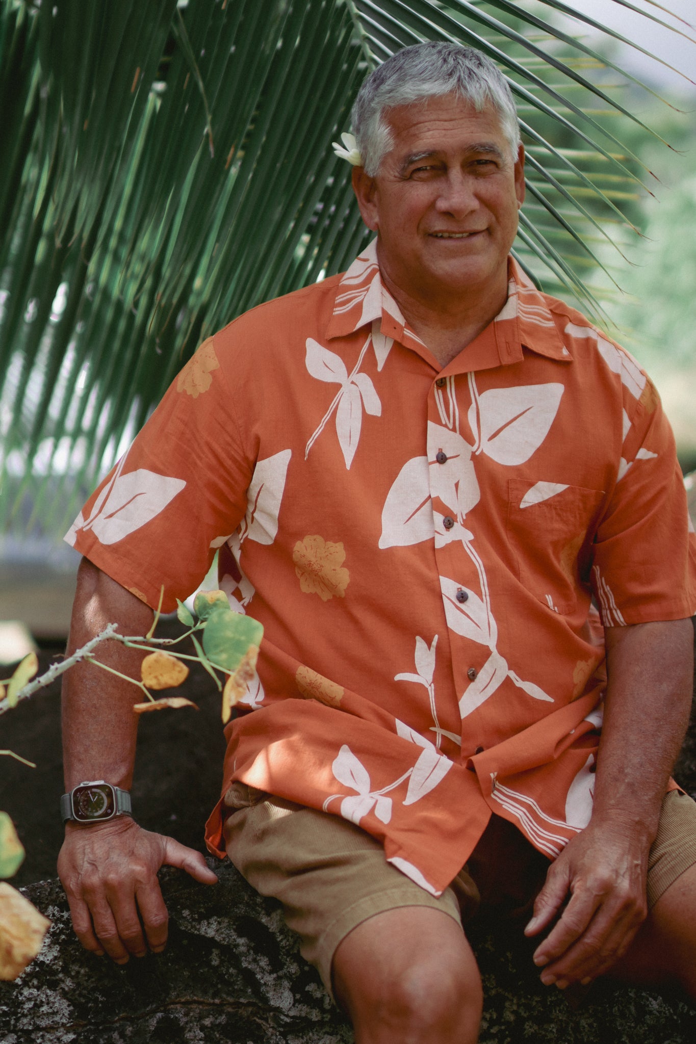 Hāli'i Maile | Kāne Aloha Shirt - brown *ASF*