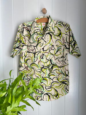 All Aloha | Button-down Aloha Shirt | Koai'e - creme