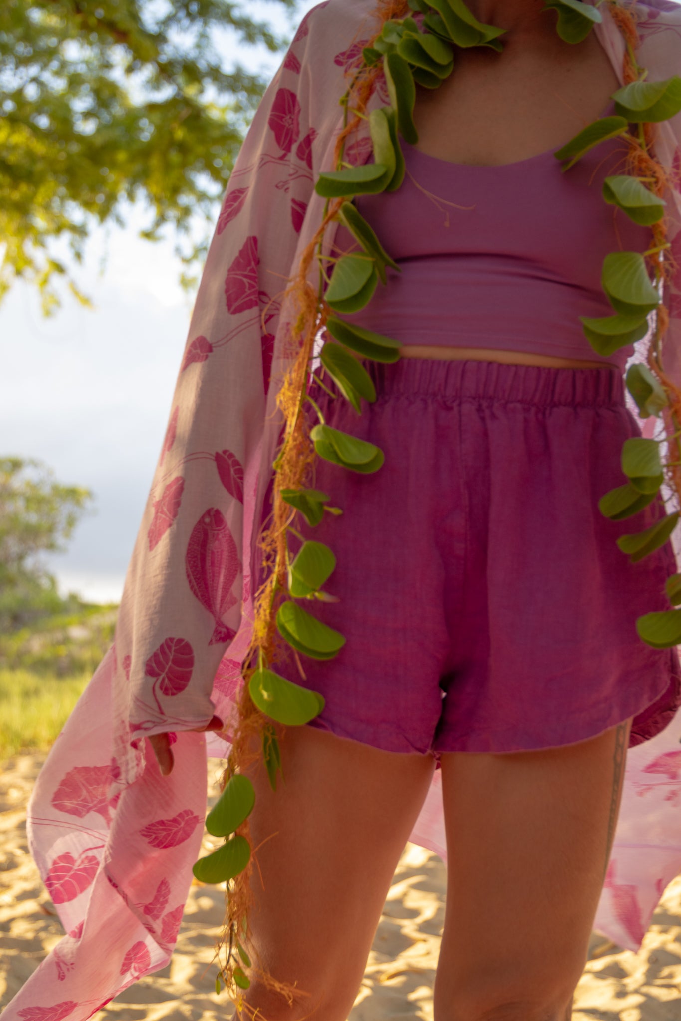 Pilialo | Breezy Shorts - purple
