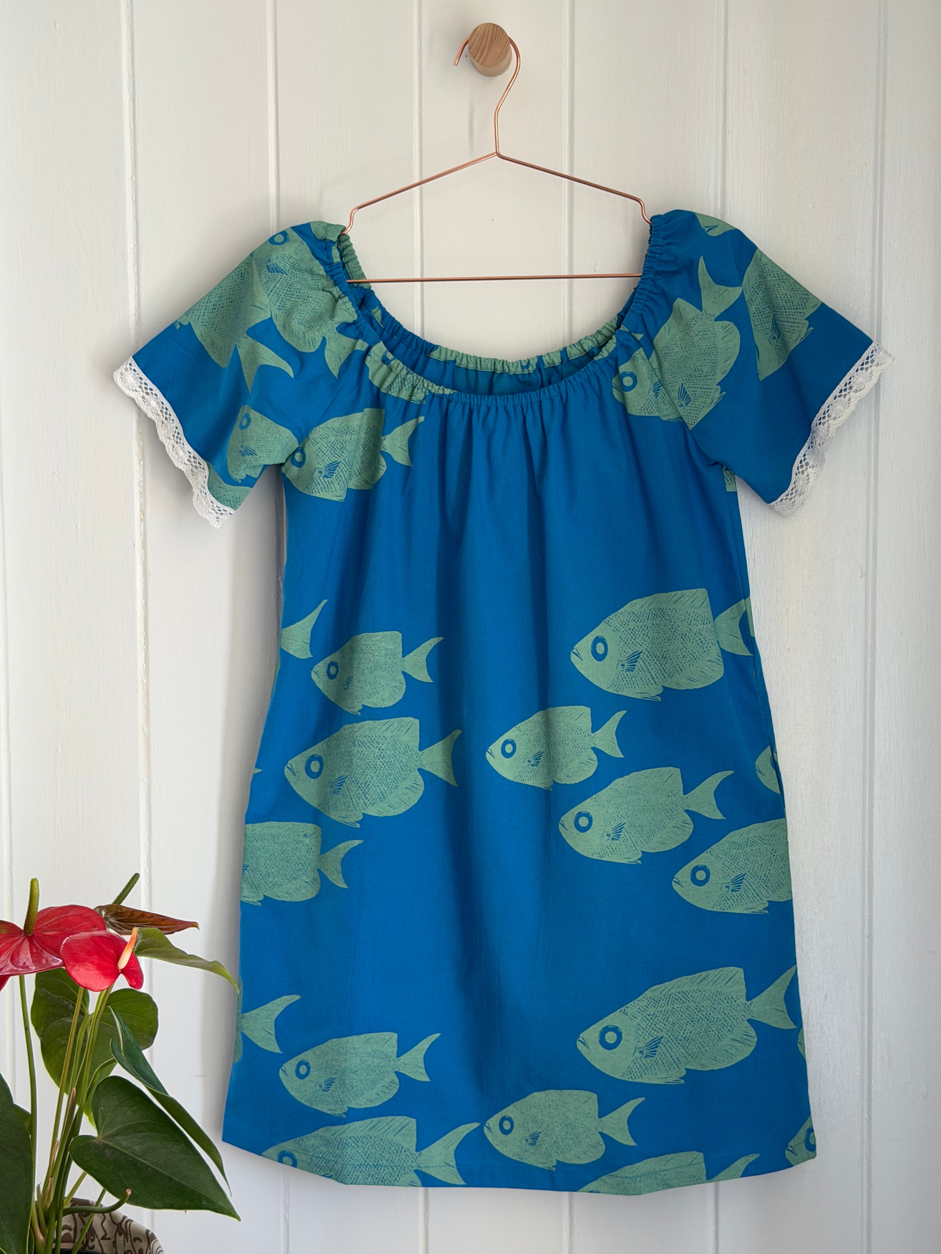 All Aloha | Luanaaloha Dress | ʻĀweoweo - blue – the kealopiko shop