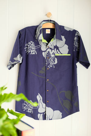 All Aloha | Button-down Aloha Shirt | Ko'oloa 'ula - blue