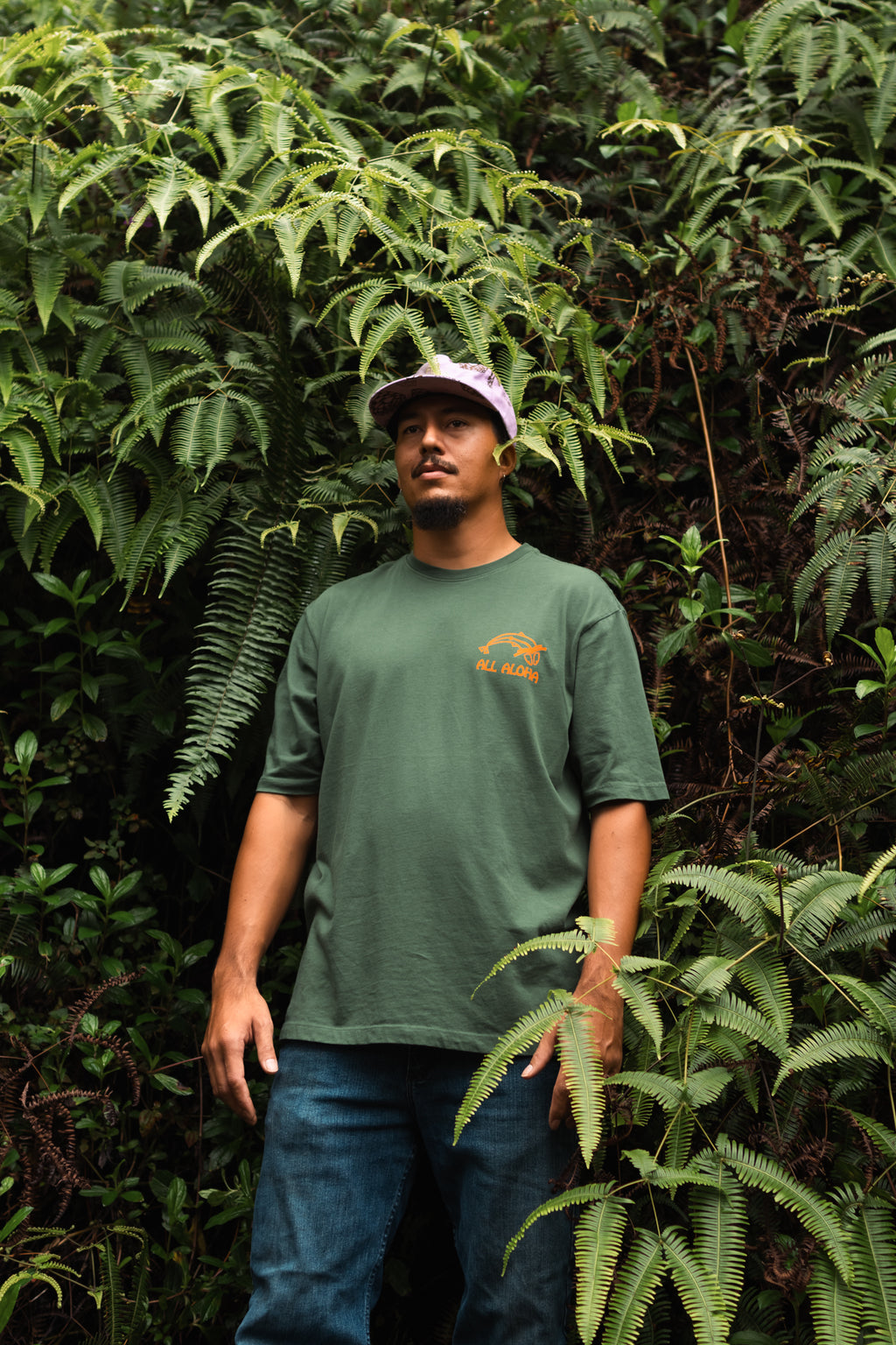 All Aloha | Kāne Oversized Tee - green