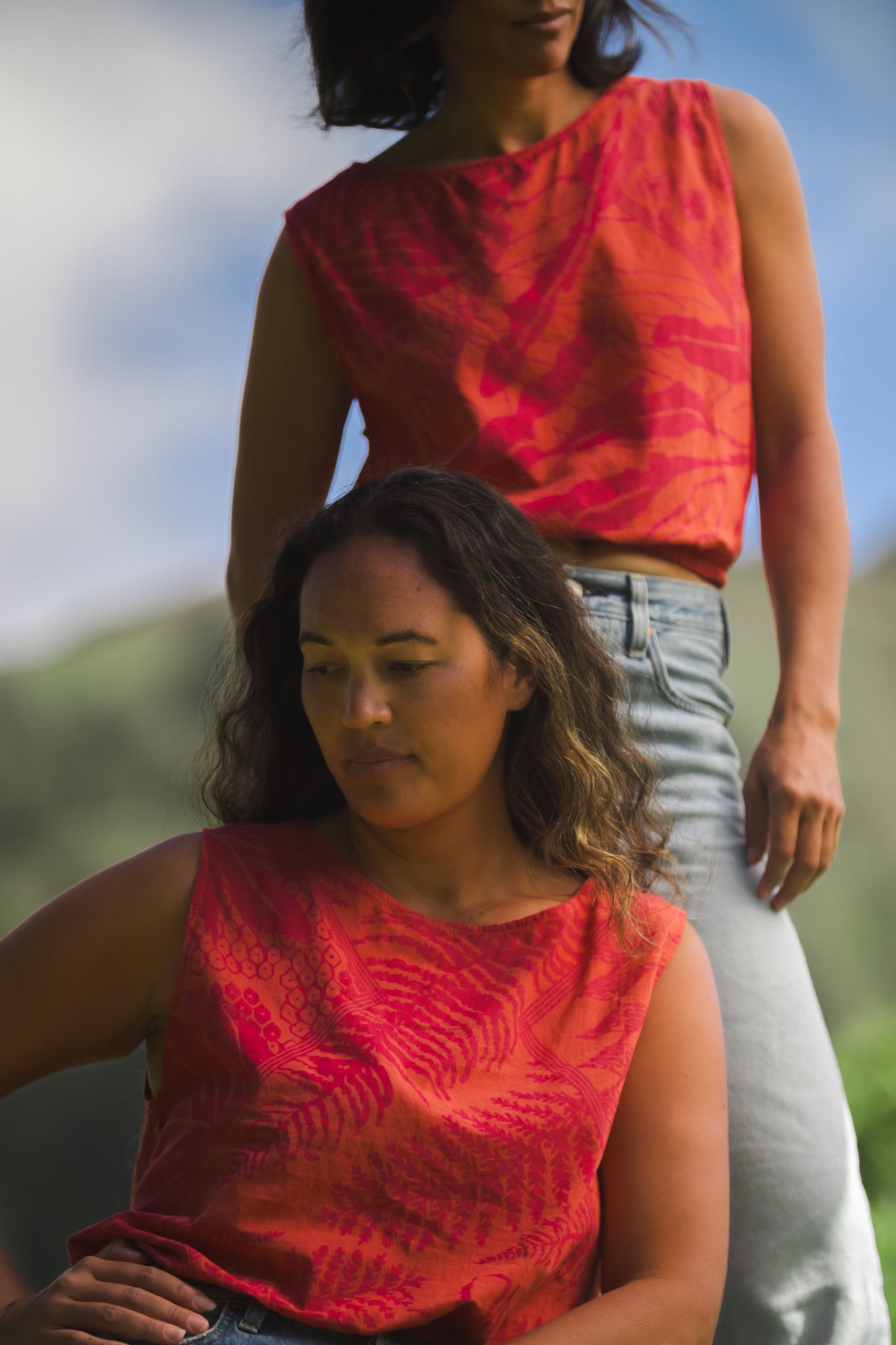 Hālanalana | Tank - orange