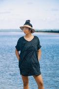 Hālanalana | Kimono Dress - black