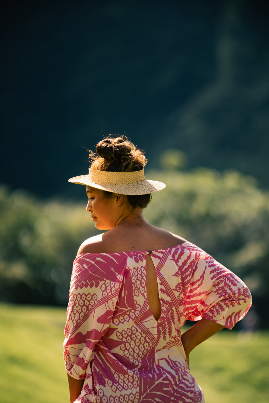 Hālanalana | Tie-front Romper - white