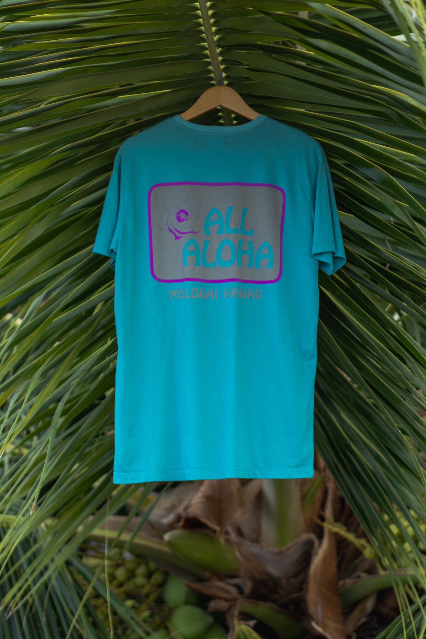 Pua Hau | Kāne Tee - teal