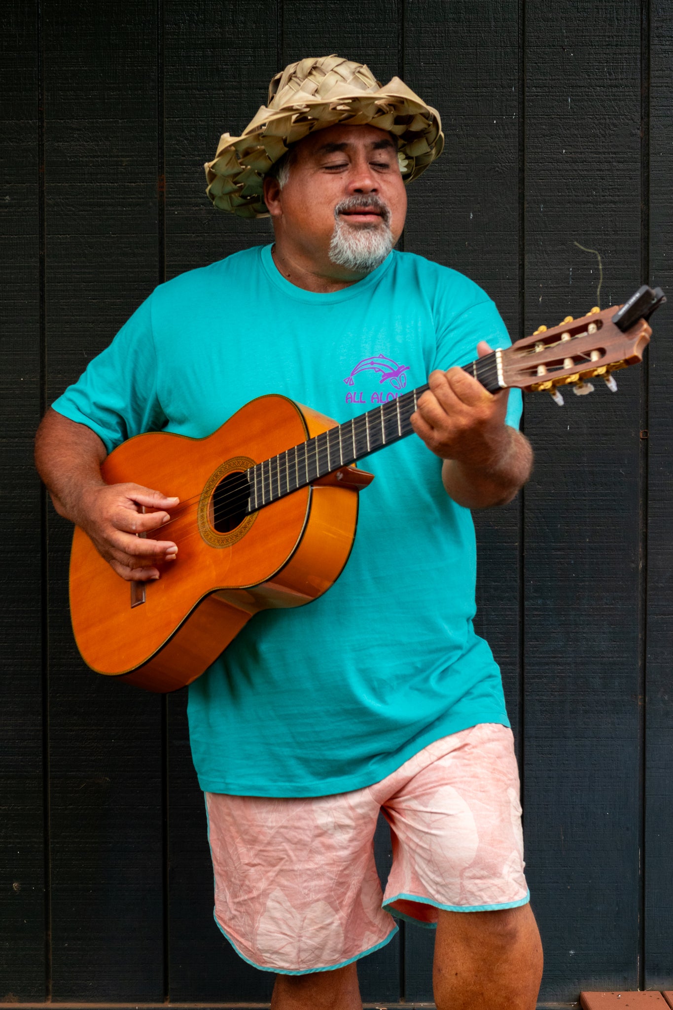 Pua Hau | Kāne Tee - teal