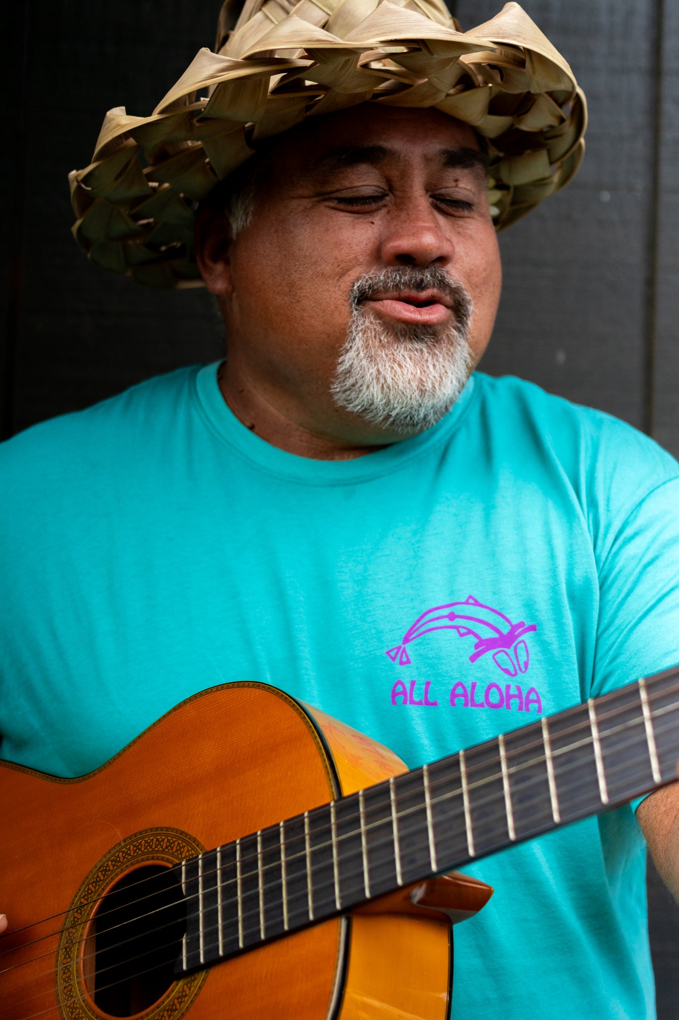 Pua Hau | Kāne Tee - teal