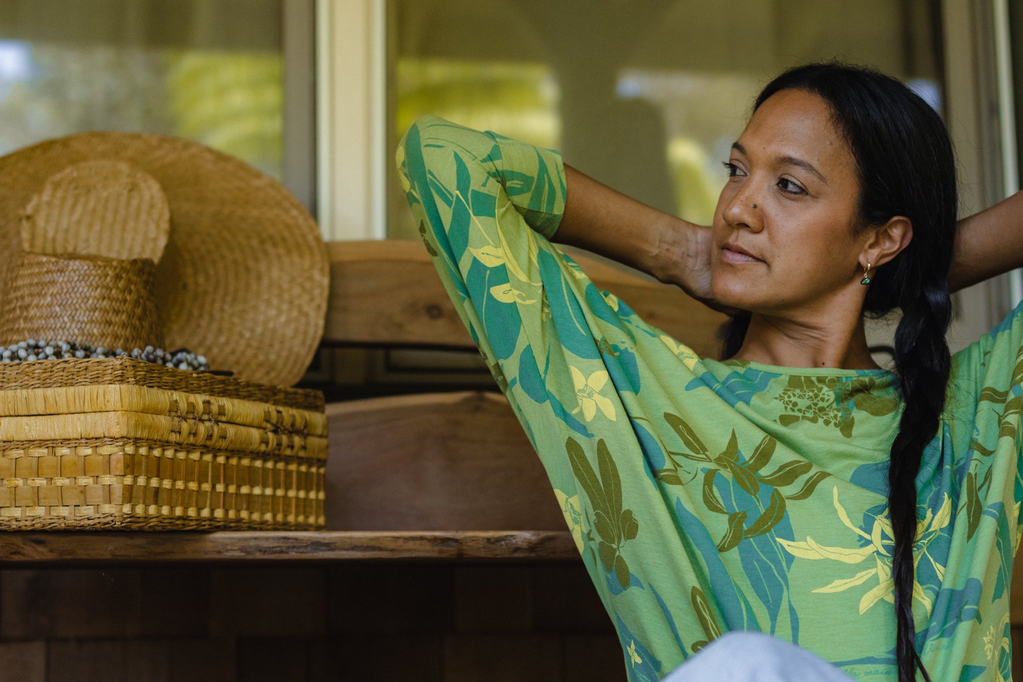 ʻIliahi | Dolman - green