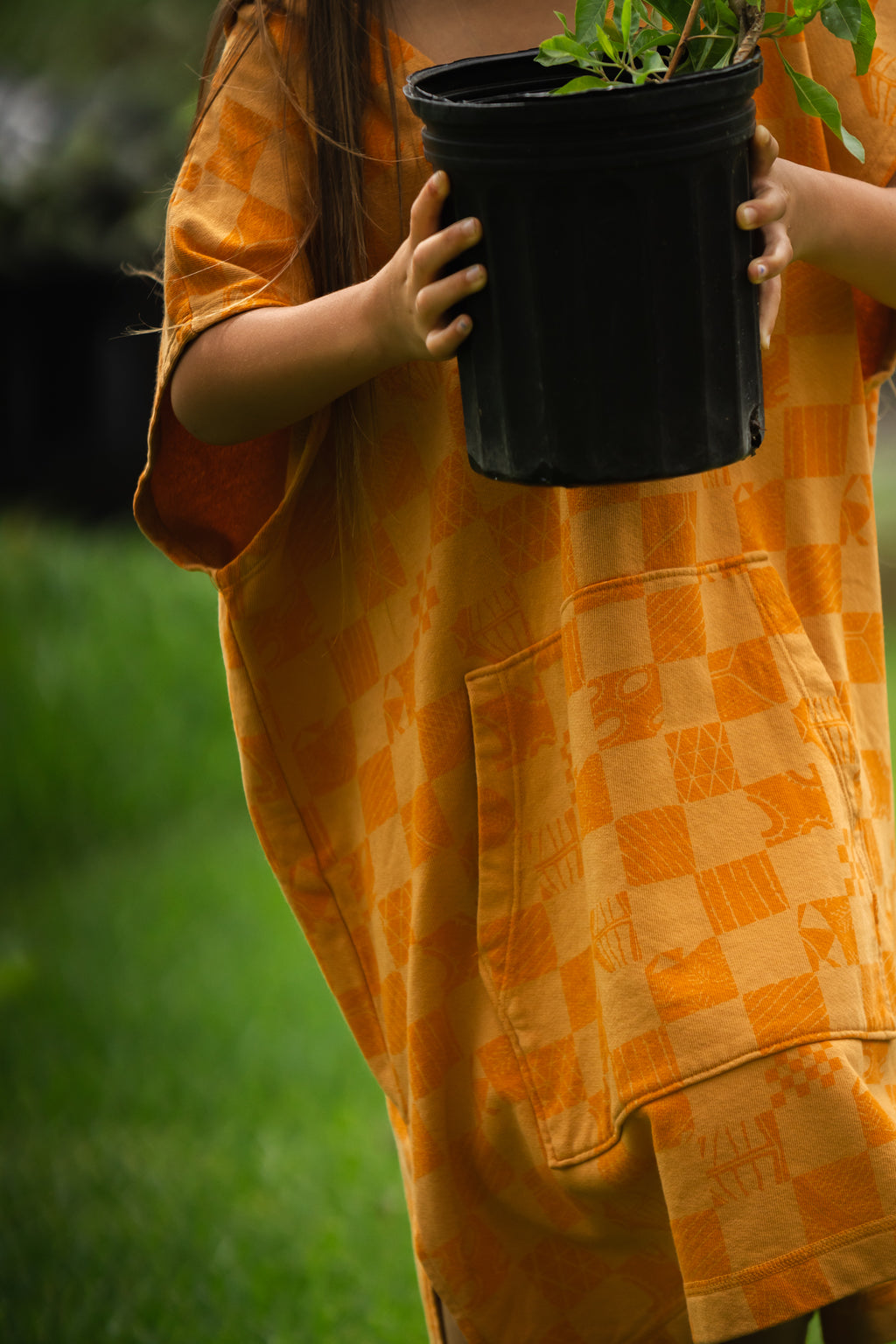 Ipu | ʻŌpio Beach Cover-up - orange