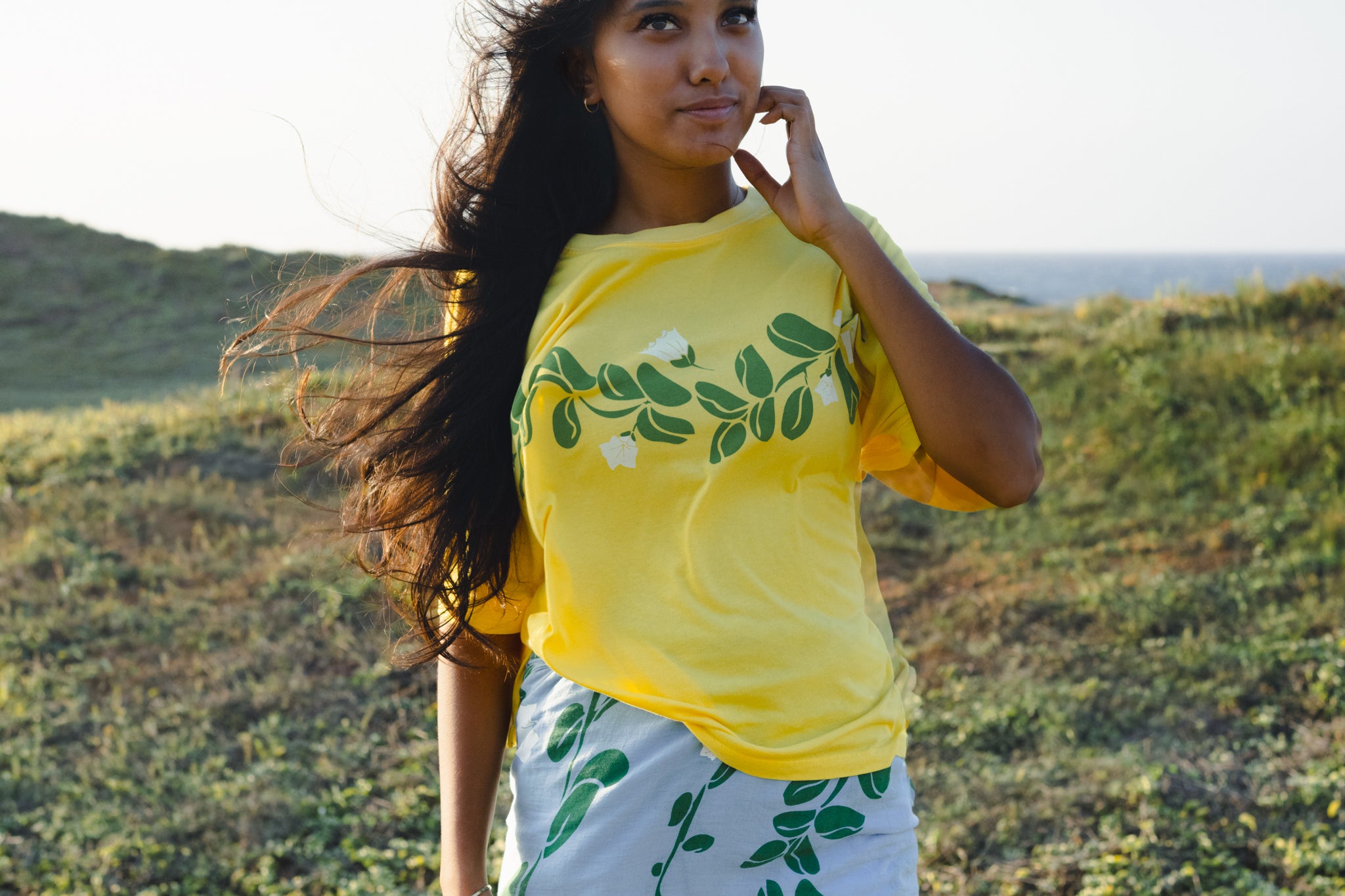 Pāʻūohiʻiaka | Relaxed Top - yellow