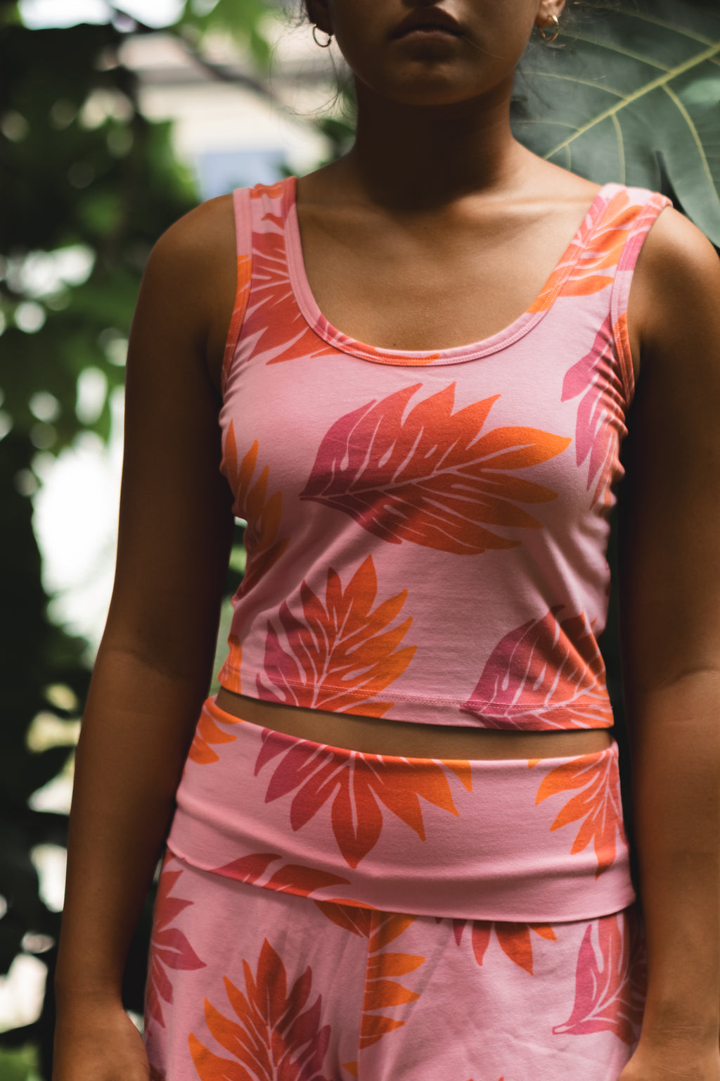 Lau ʻUlu | Cropped Tank Top - pink *ASF*