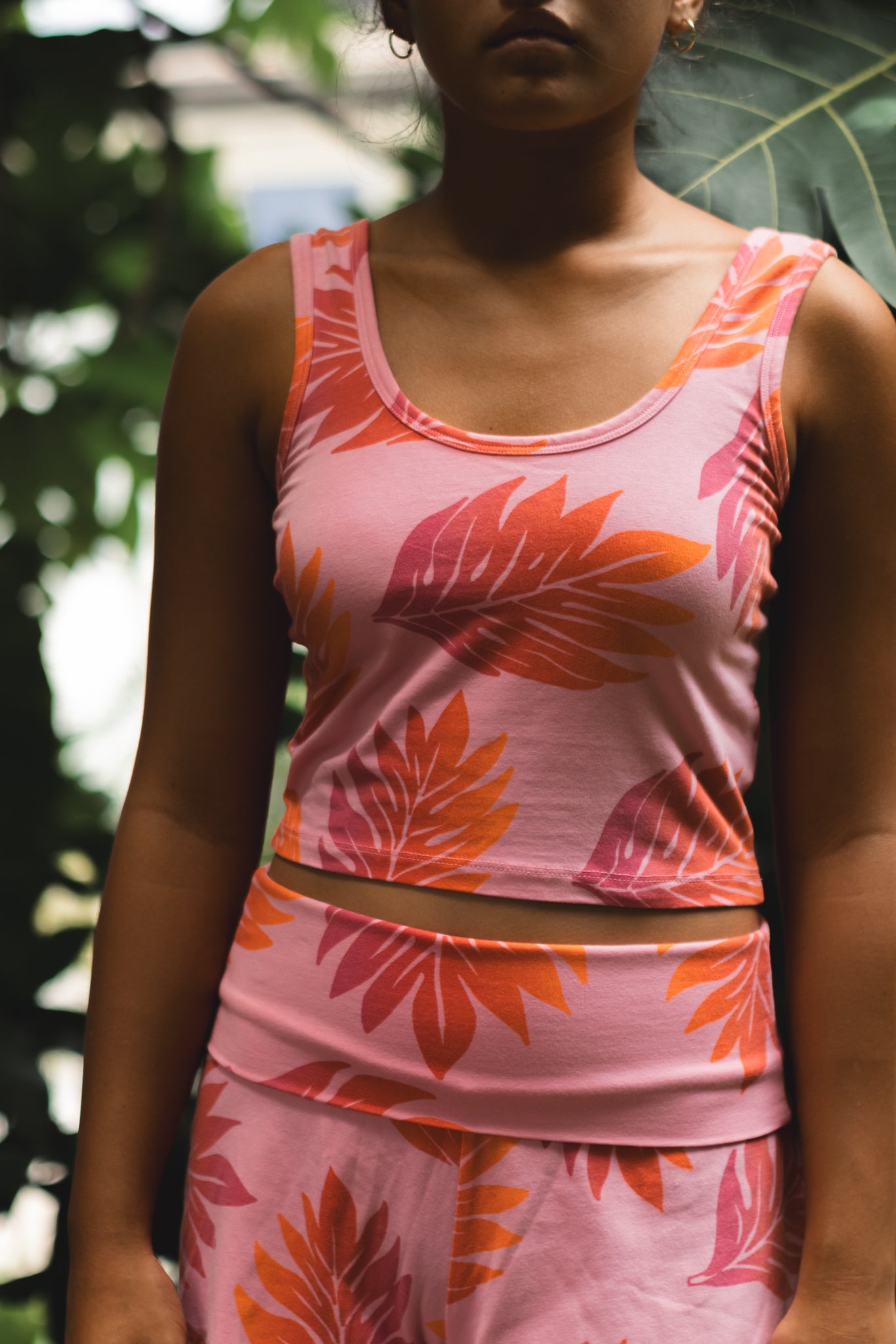 Lau ʻUlu | Cropped Tank Top - pink *ASF*