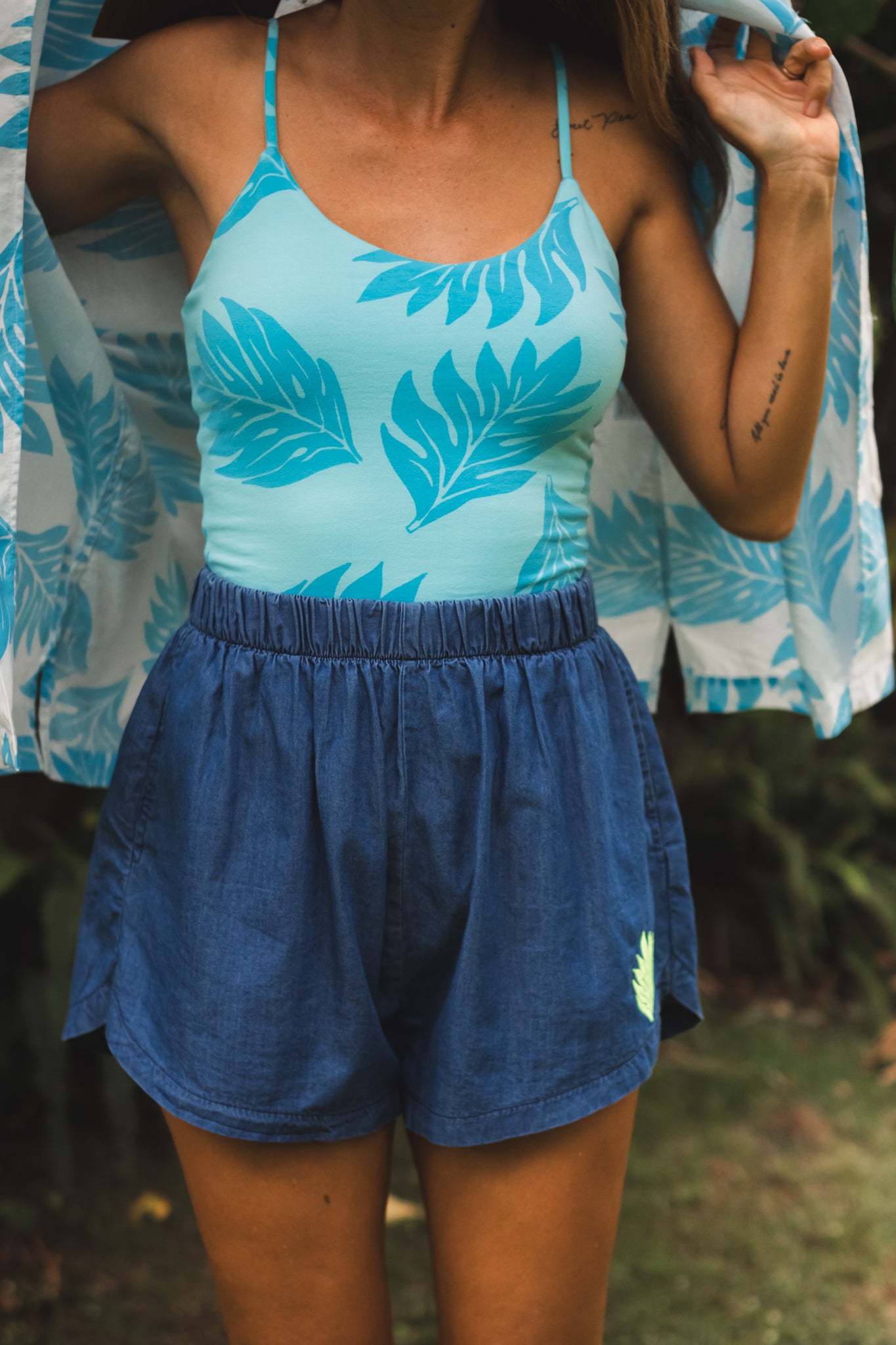 Lau ʻUlu | Cami Top - blue - *ASF*