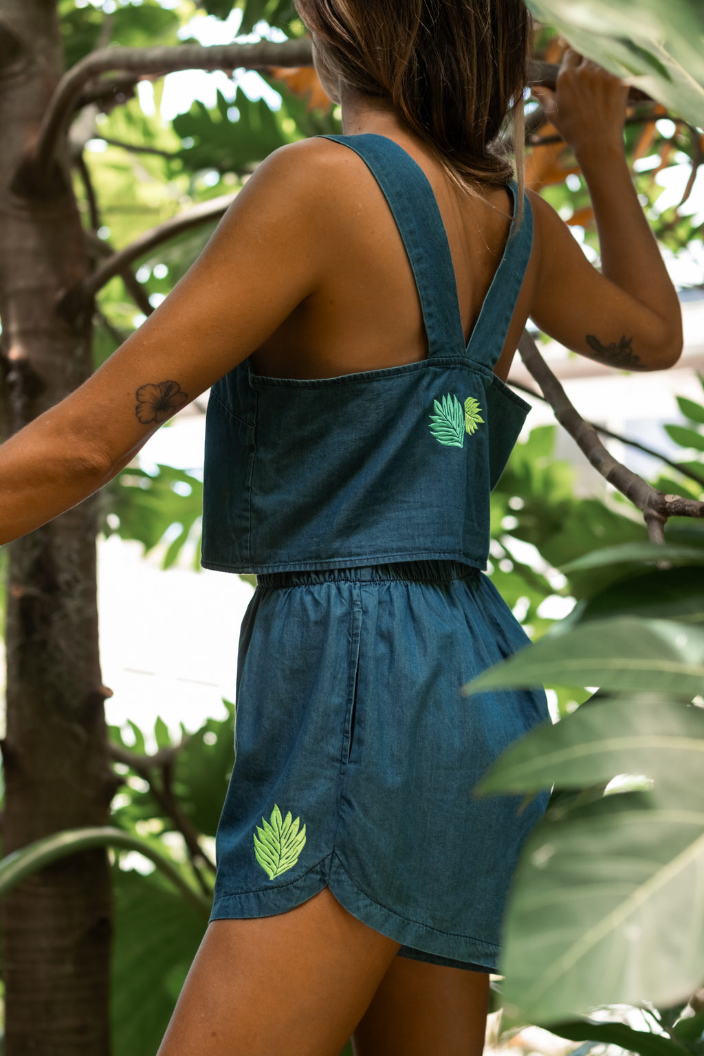 Lau ʻUlu | Breezy Shorts - denim