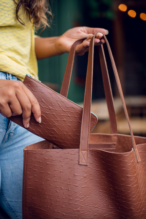 Kaʻilihiwa | Leather wallet - 'Āweoweo - cognac - *ASF*