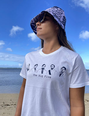 Nā Lani ʻElima - The Big Five | Wahine Tee - white